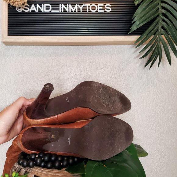 Matisse "Tasha" Cigar Brown Heeled Boots  Grommet/Pull tabs Size 8.5 - Picture 14 of 14